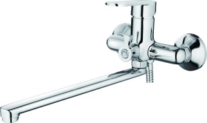 Смеситель для ванны+ длин. излив L2210 латунь