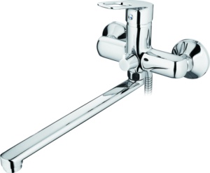 Смеситель для ванны+ длин. излив L40F L2249 латунь