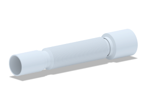 Гибкая труба 40х50/305-715 мм без гайки К405