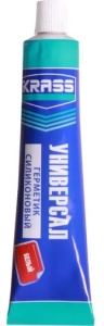 Герметик силикон. универс.. KRASS бел.80 мл