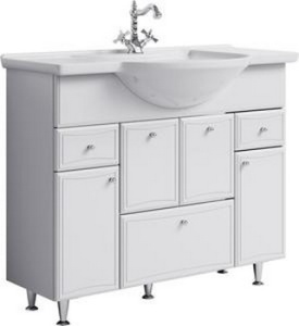 Тумба "Барселона" AQWELLA под умывальник Классик 1050 на ножках, с 2-мя ящ.Ва-L.01.10.K