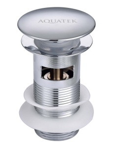 Донный клапан AQUATEK AQ6001СR с переливом