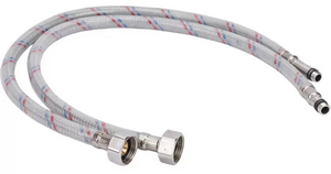 Комплект подводок для смесителя 12мм 1,0м AVS NS-PVC опл. нейлон, гайка сталь (25)