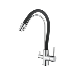 Смеситель для кухни+фильтр LEDEME L4755-2 латунь