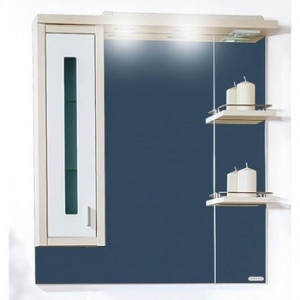 Зеркало "БАЛИ" 75 лев. Светлая лиственница