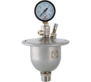 Гаситель гидроударов мембранный с манометром Valtec (VT.CAR20.I.0400)