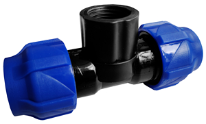 Тройник комб. внутр.р. ПНД Ø20х1/2" VALFEX (20/100)