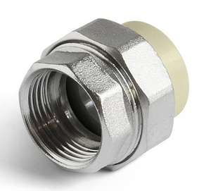 Муфта комб. разб. внутр.р. PP-R PRO AQUA Серый 2