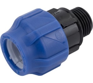 Муфта с нар. рез. 40х1"  ПЭ