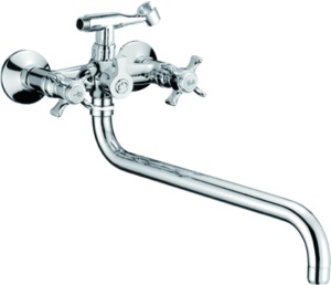 Смеситель для ванны+ длин. излив L2611