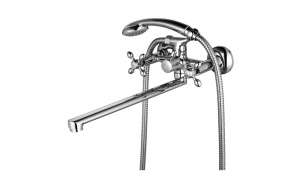 Смеситель для ванны и умывальника 1/2 кер Lemark LM7651C NEW Виста латунь