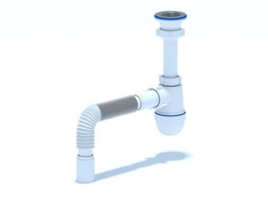 Сифон Ани-Грот 1 1/2"х40 с гофрой 40х50 А0515