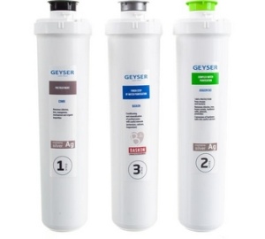 Комплект картриджей к стац.фильтру Смарт Био 511 Гейзер 50103