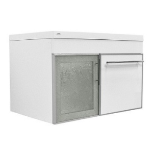 Тумба "Эдельвейс-75" подвесн.+ умывальник "Андреа-75"