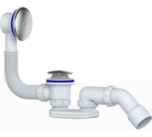 Обвязка на ванну 1 1/2*40*50 с вып. Clic-Clack и переливом ЕС155GS