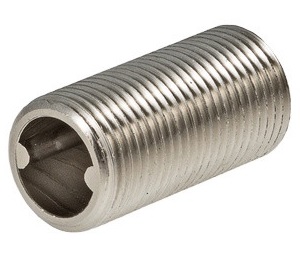 Ниппель под сгонный ключ нар.р. Ø3/4" никель VALTEC (10/130)