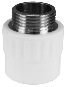 Муфта комб. нар.р. PP-R VALFEX Белый