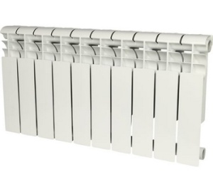 Радиатор алюмин. ROMMER AL 350-80-80-080  10 секций