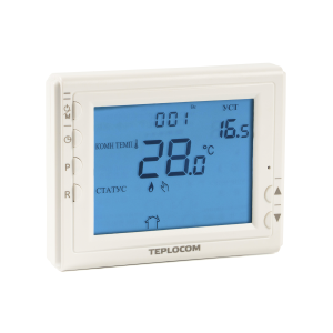 Термостат комнатный Teplocom TS-Prog-2AA/8A, проводной, прогр, реле 250В,3 А