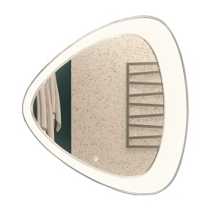 Зеркало Azario "Edda" влагостойкое с подсветкой и гравировкой 700*700