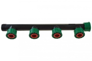 Гребенка прямая на 4 клапана (436) IRRITEC