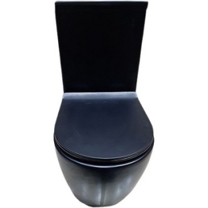 Унитаз напольный 2166-1 МВ матовый черный