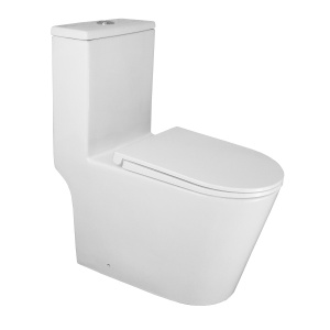 Унитаз моноблок безободк. Azario Scala Торнадо