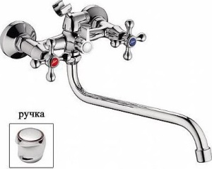 Смеситель для ванны+ длин. нос L2317 латунь
