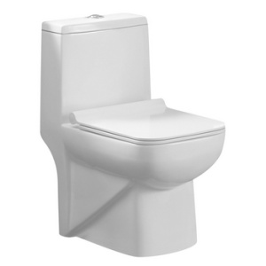 Унитаз моноблок безободк. Azario ZENO  +сиденье с микрол.