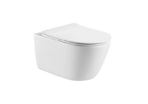 Унитаз подвесной безободковый AQUATEK AQ1365T-00 ОБЕРОН 531*360*344мм смыв TORNADO