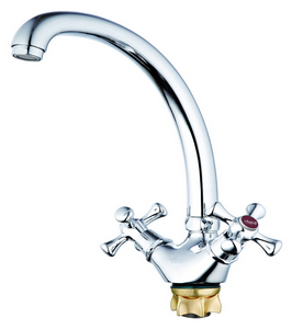 Смеситель для кухни цинк на гайке, средн.излив G-LAUF QTZ4-B827 (1/10)