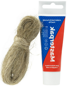 Герметик паста (вода/пар) 25г туба Masterpak + лен (10)