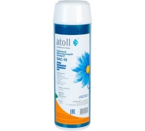 Картридж Atoll GAC-10 (гран. активир. уголь, 20мк, 10")