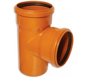 Тройник 110/110х90 наруж. Тройник 110/110х90 наруж.