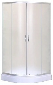 Душевое ограждение CS-8025S 100*100*195 низ.поддон 13 см, стекло 4 мм