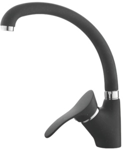 Смеситель для кухни L4101F черный латунь