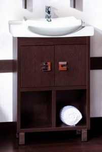 Тумба "ХОККАЙДО" 75/2 Венге с раковиной