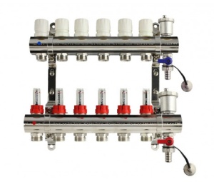 Коллекторная группа TIM 1" 6 вых.  с расх. (КС006)