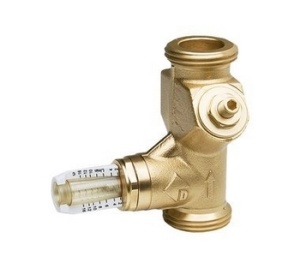 Вентиль баланс.HP SRV-AG15 с расходомером Watts (1", 2-16 л/м) 10010138 (34.98.305)