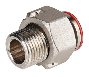 Штуцер с НГ д/счетчика 1/2" ник.(VTr.611.N.0004)