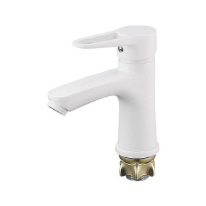 Смеситель G-LAUF д/умыв. цинк на гайке кор.излив картридж 35 NUD1-A045YW