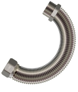 Гибкая подводка TIM сильфон вода 3/4" г/ш 180-400мм