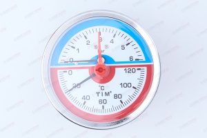 Термоманометр TIM 6 бар заднее подключение