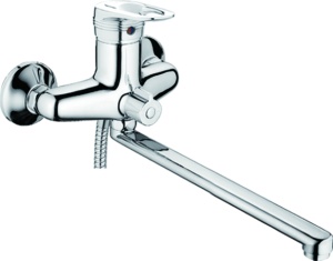 Смеситель для ванны+ длин. излив L2256 латунь