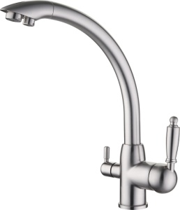 Смеситель для кухни+ фильтр L4455А-3 латунь