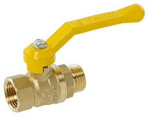 Кран шар. газовый Ø3/4" внутр./нар. ручка PN40 ГАЛЛОП 221 СТАНДАРТ (50)