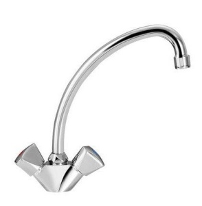 Смеситель Mofem Евростар для мойки С 200 мм керамика, корпус Гольф 140-2001-17