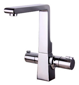 Смеситель термостат кухня высокий излив Lemark "Йети" LM7835C латунь