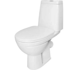 Компакт "Марс" безободковый комфорт (арматура 2-режим, сиденье дюропласт микролифт)