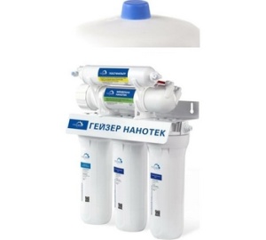 АКЦИЯ Фильтр нанофильтрации Гейзер Нанотек, бак 12л кран №6(РР,БАФ,СВС 10) 20034